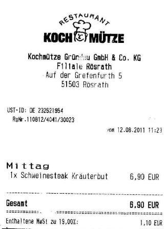 efut Höffner Kochmütze Restaurant