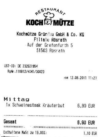 efut Hffner Kochmtze Restaurant